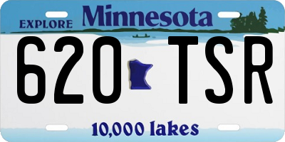 MN license plate 620TSR