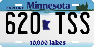 MN license plate 620TSS
