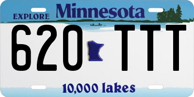 MN license plate 620TTT