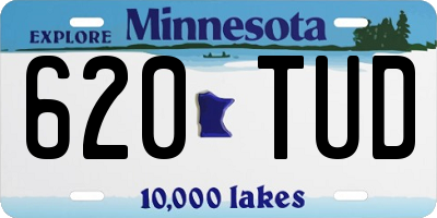 MN license plate 620TUD