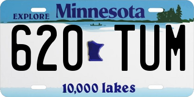 MN license plate 620TUM