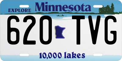 MN license plate 620TVG