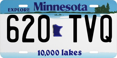 MN license plate 620TVQ
