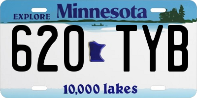 MN license plate 620TYB