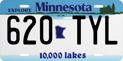MN license plate 620TYL