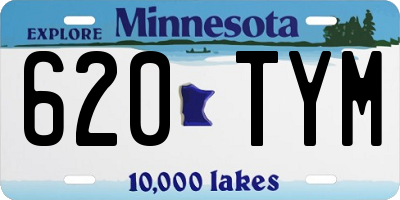 MN license plate 620TYM