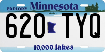 MN license plate 620TYQ