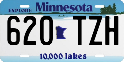 MN license plate 620TZH
