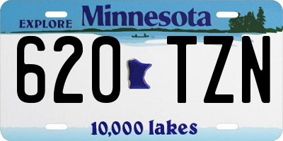 MN license plate 620TZN