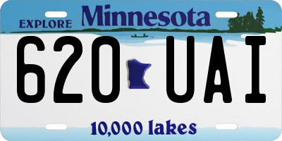 MN license plate 620UAI