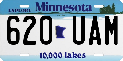 MN license plate 620UAM