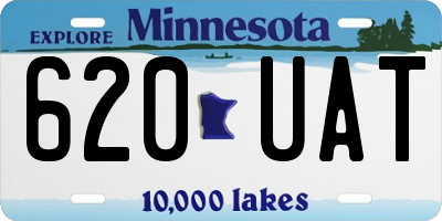 MN license plate 620UAT