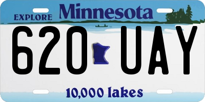 MN license plate 620UAY