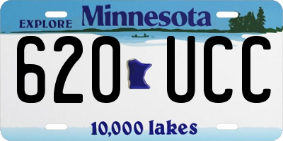 MN license plate 620UCC
