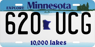 MN license plate 620UCG