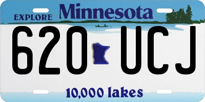 MN license plate 620UCJ