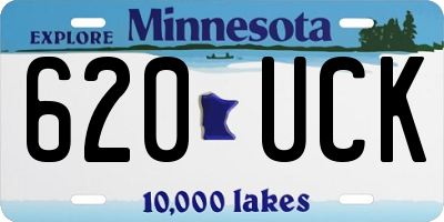 MN license plate 620UCK