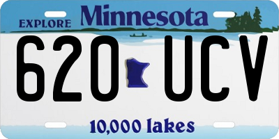 MN license plate 620UCV