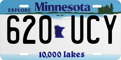 MN license plate 620UCY