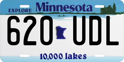 MN license plate 620UDL