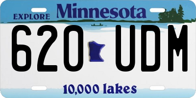 MN license plate 620UDM