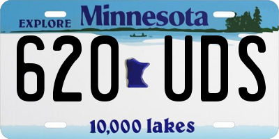 MN license plate 620UDS