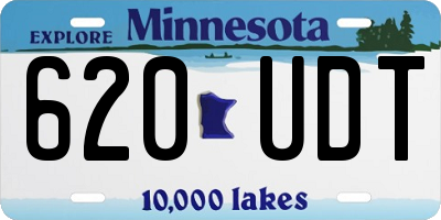MN license plate 620UDT
