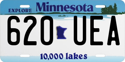MN license plate 620UEA