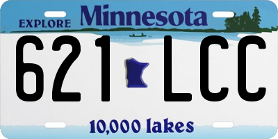 MN license plate 621LCC