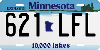 MN license plate 621LFL