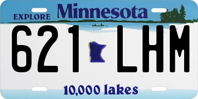 MN license plate 621LHM