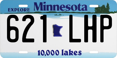 MN license plate 621LHP
