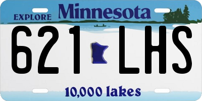 MN license plate 621LHS