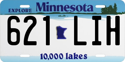 MN license plate 621LIH