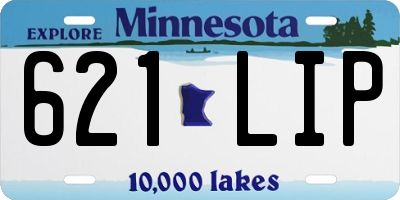 MN license plate 621LIP