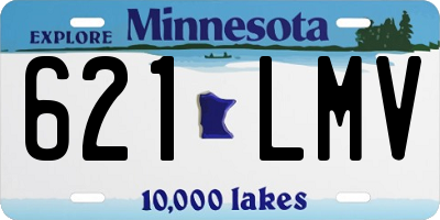 MN license plate 621LMV