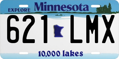 MN license plate 621LMX