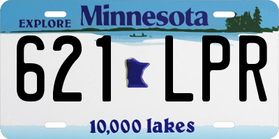 MN license plate 621LPR
