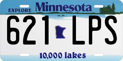 MN license plate 621LPS