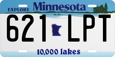 MN license plate 621LPT