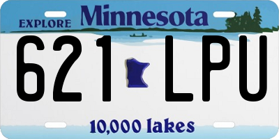 MN license plate 621LPU