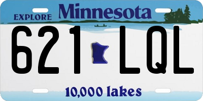 MN license plate 621LQL