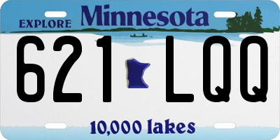 MN license plate 621LQQ