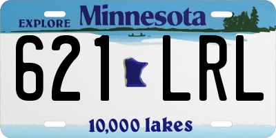 MN license plate 621LRL