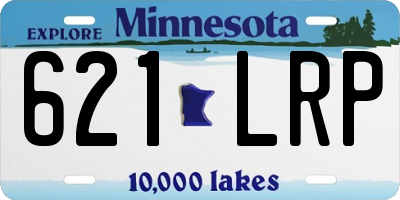 MN license plate 621LRP