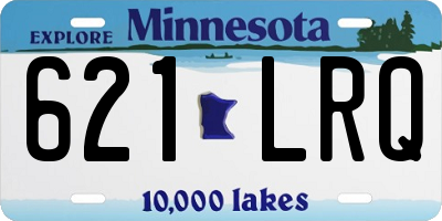 MN license plate 621LRQ