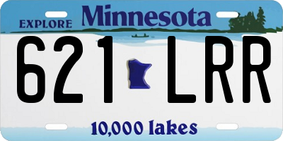 MN license plate 621LRR