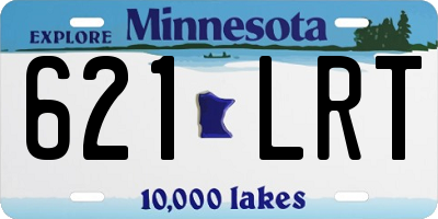 MN license plate 621LRT