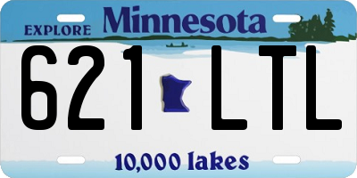MN license plate 621LTL