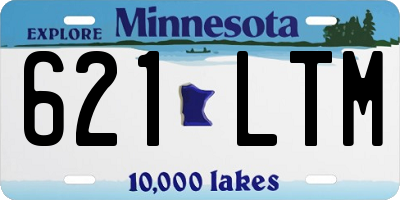 MN license plate 621LTM
